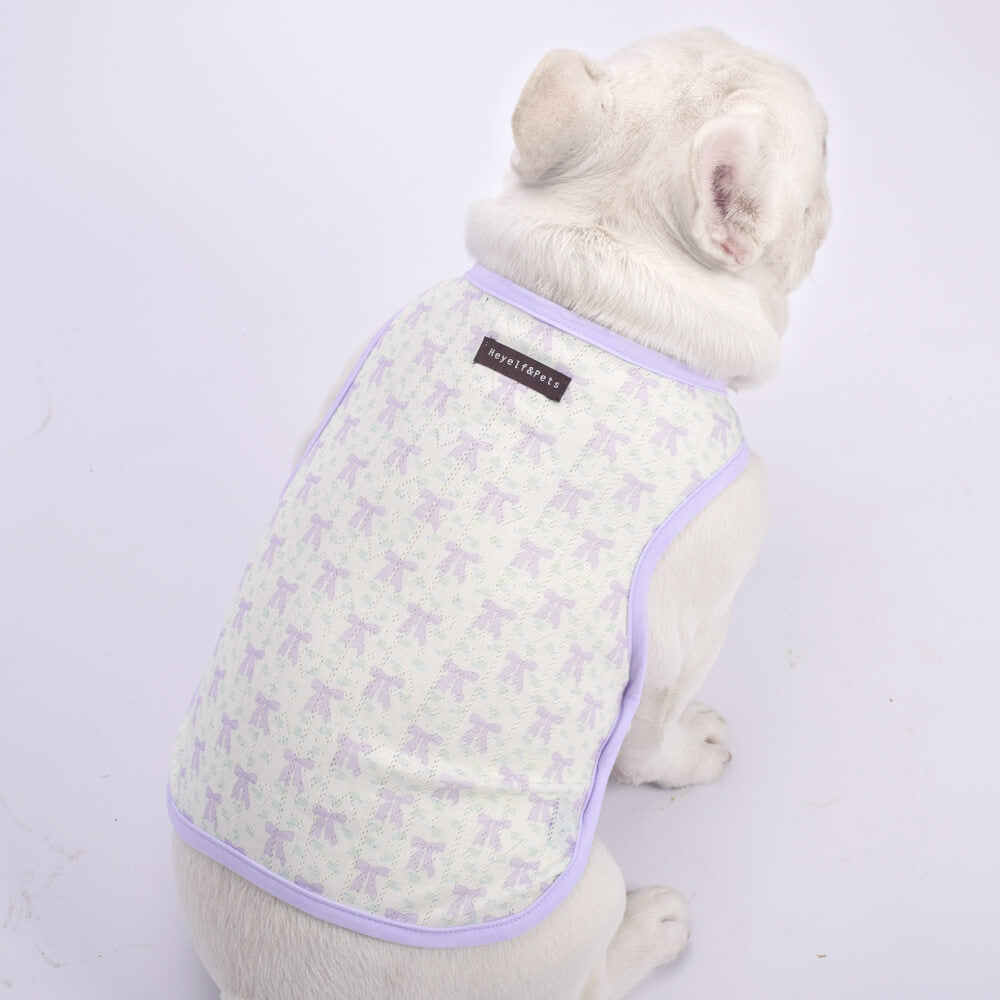 Lavender Summer Mesh Dog Shirt