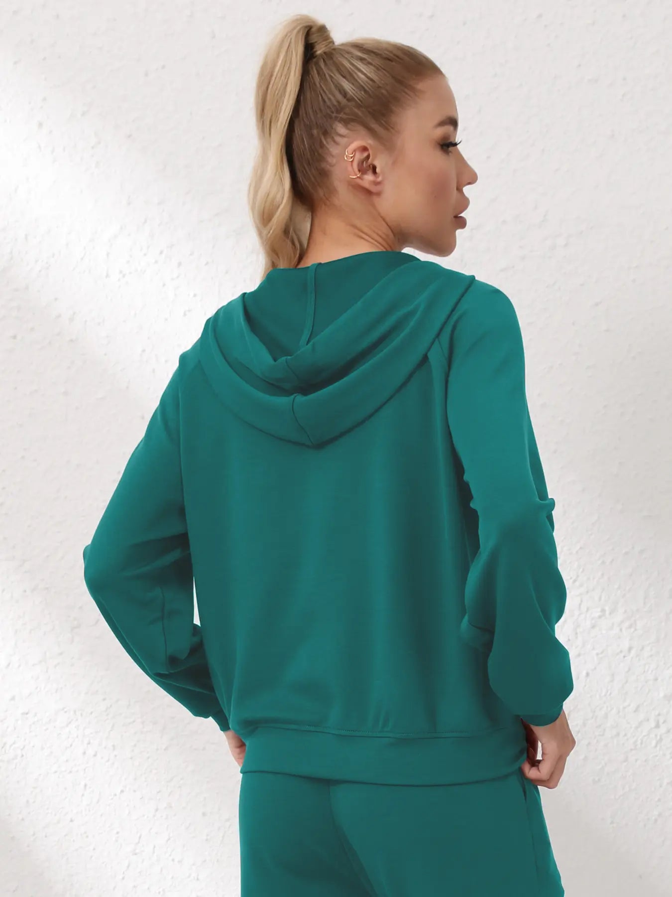Mint Green Essentials Hoodie Women