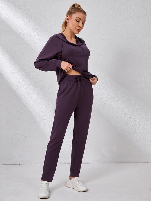 Purple Essentials Sweatpants Women