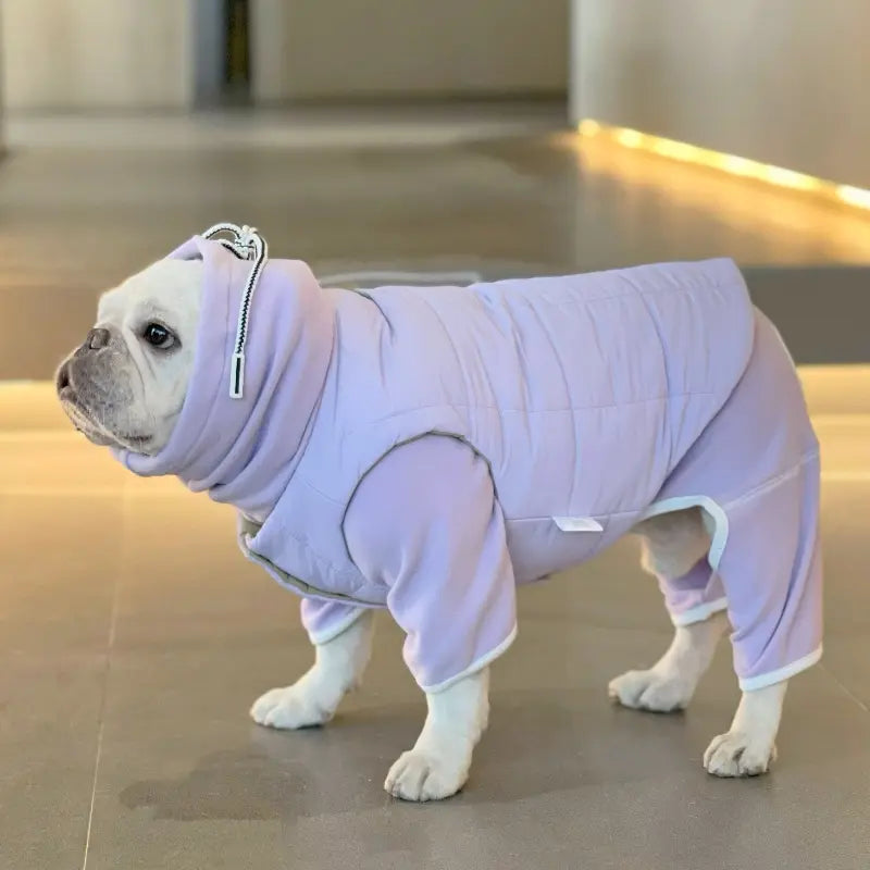 Reversible Dog Puffer Vest - Purple