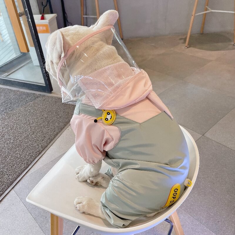 Pink Dog Raincoat Full Coverage - Unicorn