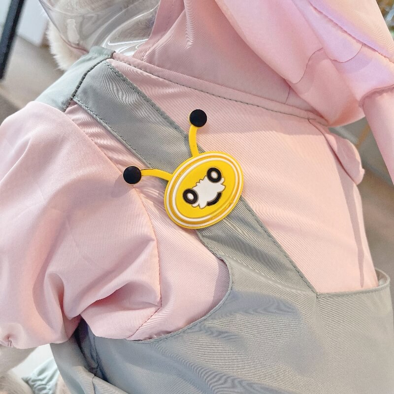 Pink Dog Raincoat Full Coverage - Unicorn