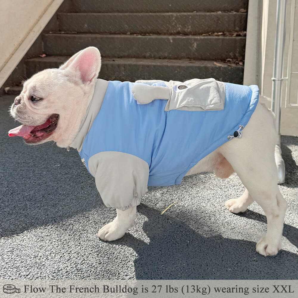 Snail Dog Puffer Jacket