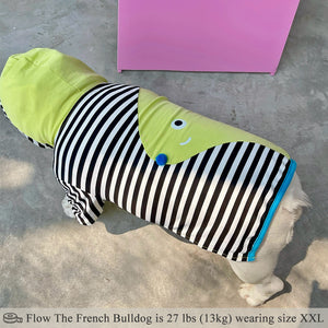Color Block Striped Dog Hoodies
