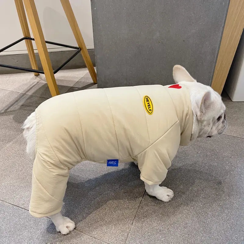 Dog Snowsuit - Cloud Cream