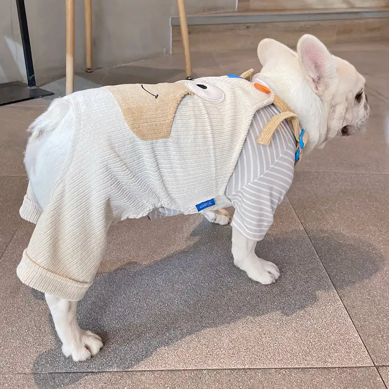 Dog Overalls - Beige
