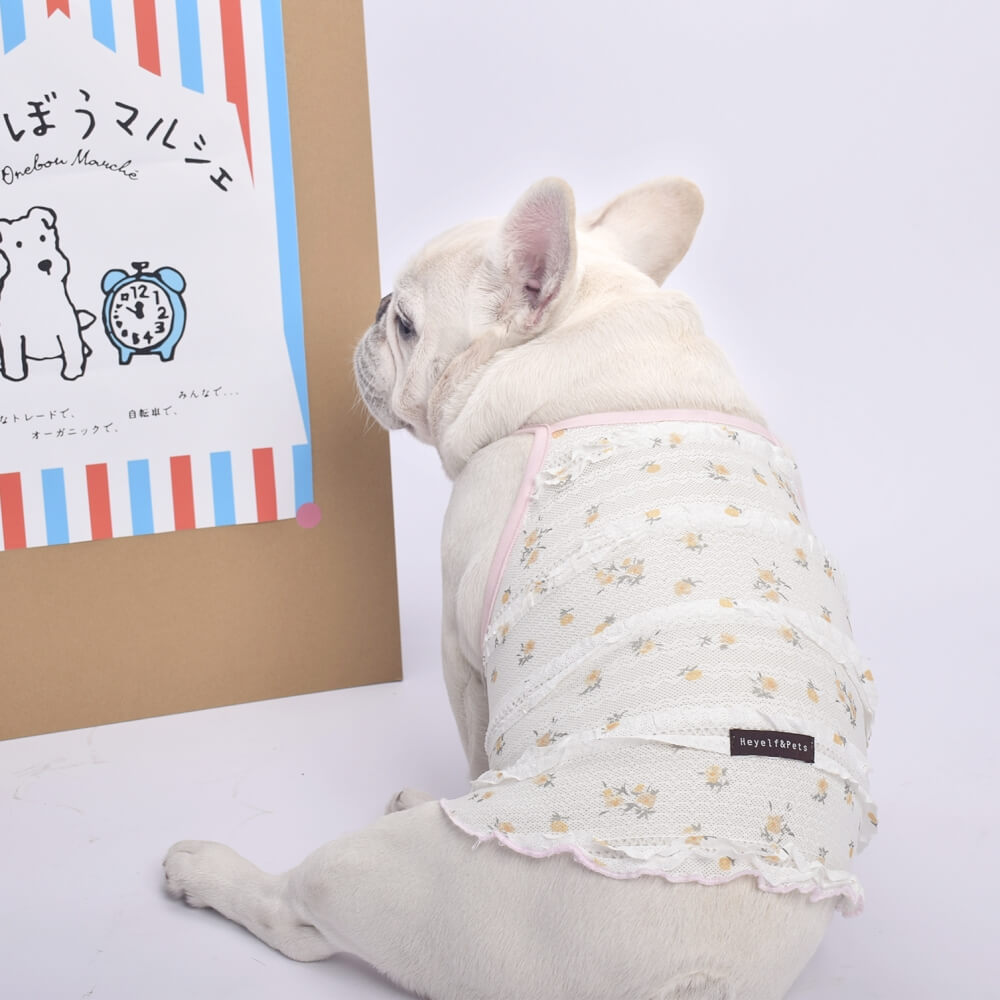 Floral Summer Dog Tank Top