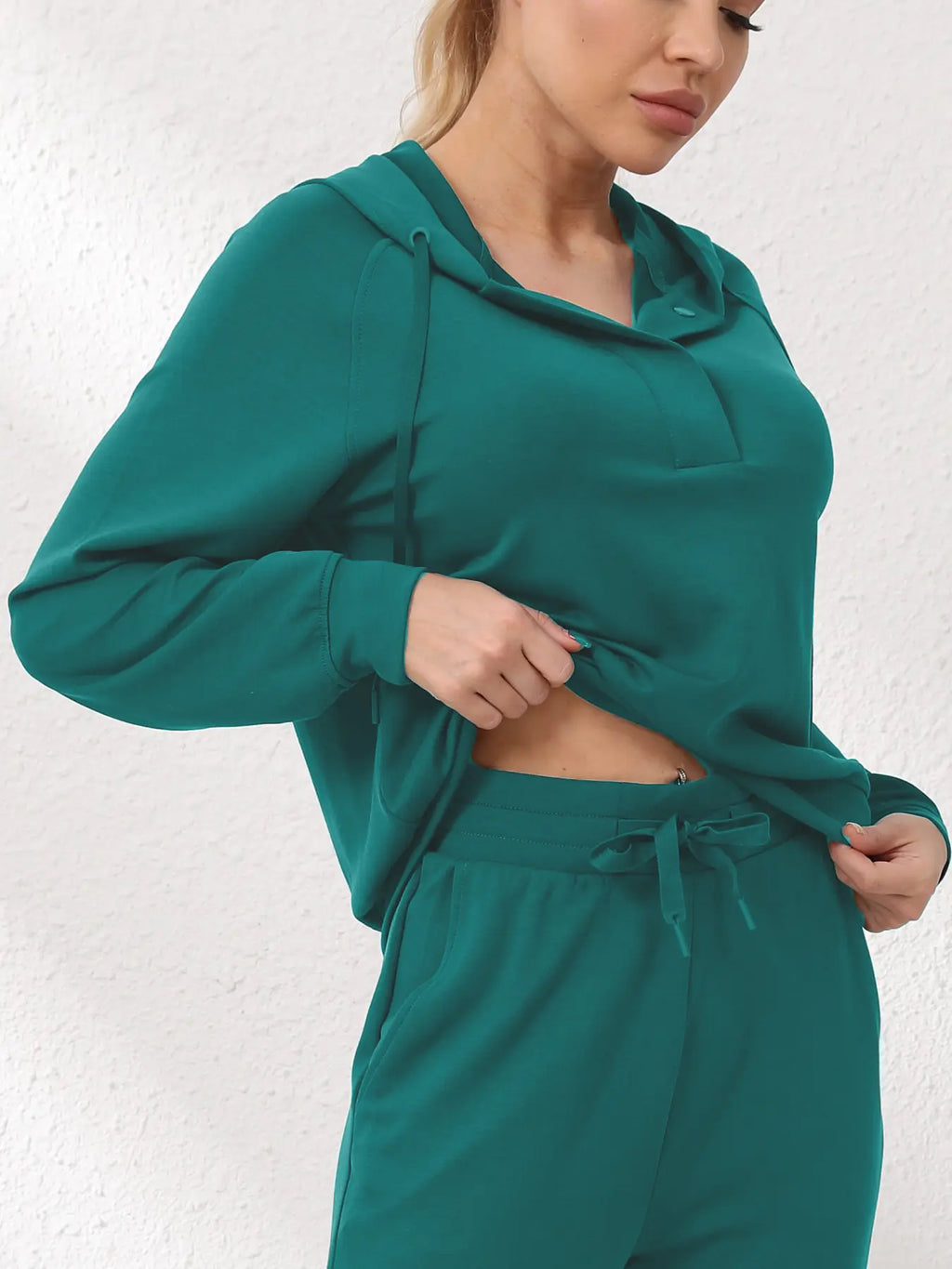 Mint Green Essentials Hoodie Women