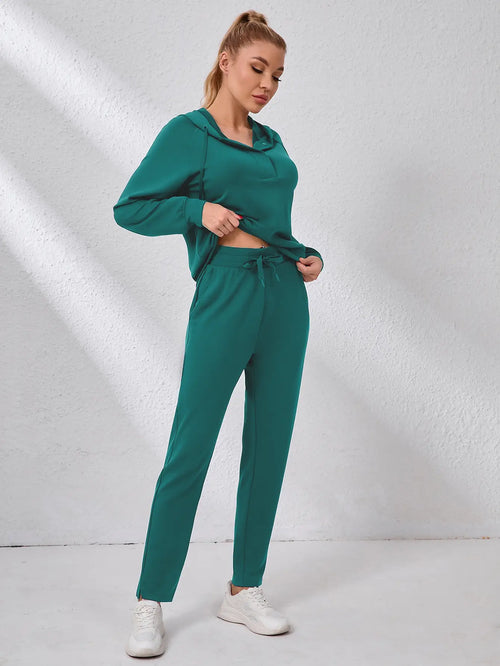 Mint Green Essentials Hoodie Women