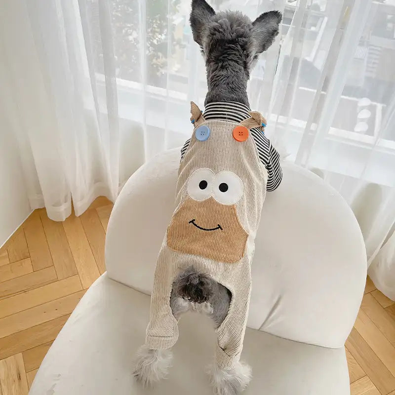 Dog Overalls - Beige