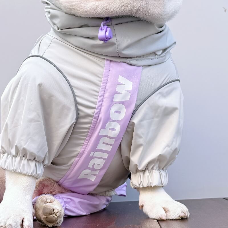 Dog Raincoat Full Coverage - Motorcycle Dog