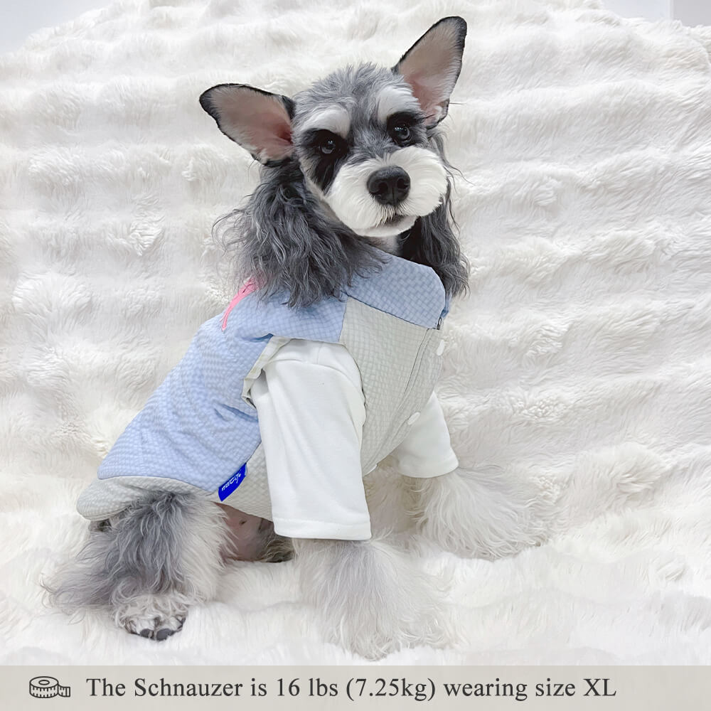 Pink Rabbit Dog Puffer Vest