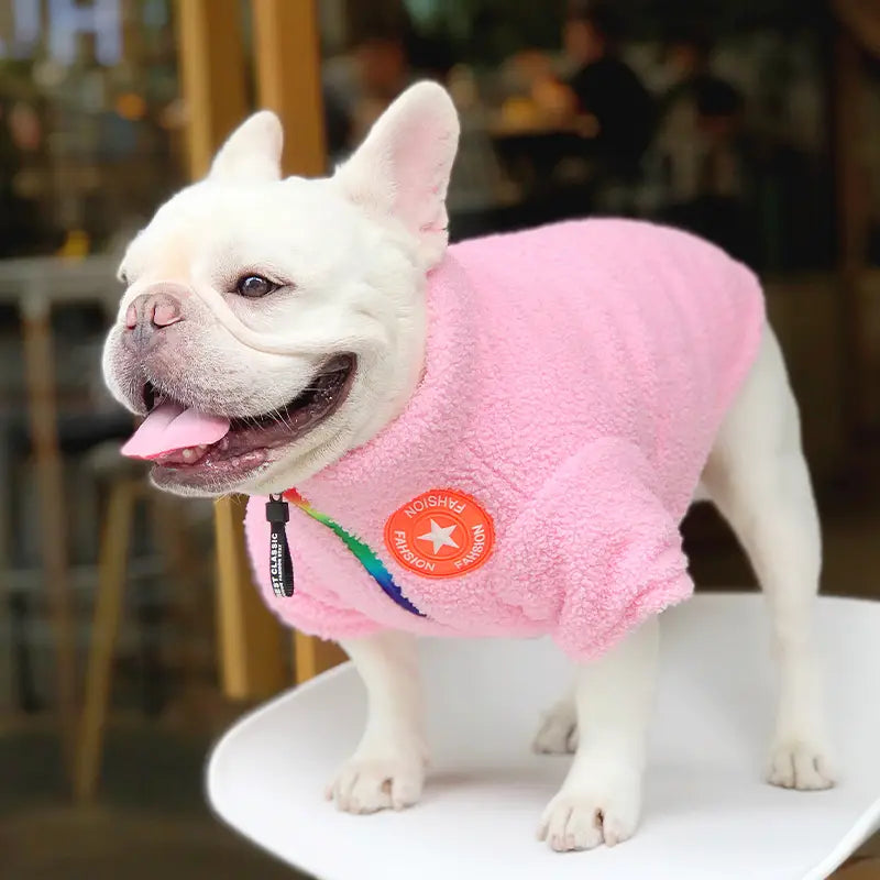 Pink Dog Sherpa Jacket