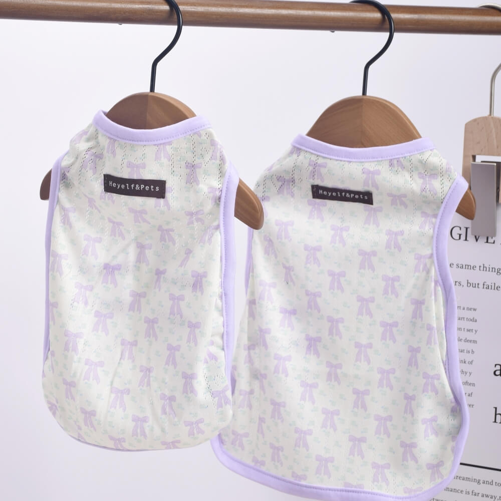 Lavender Summer Mesh Dog Shirt
