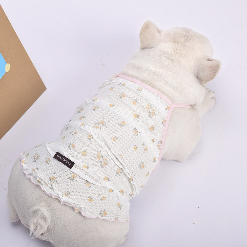 Floral Summer Dog Tank Top