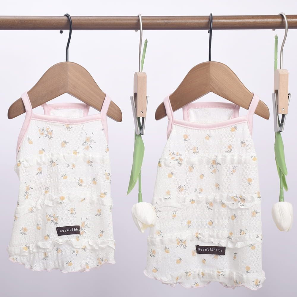 Floral Summer Dog Tank Top